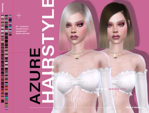 leahLillith Azure Hair
