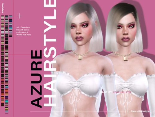 leahLillith Azure Hair