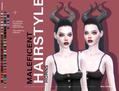 LeahLillith Maleficent Hairstyle