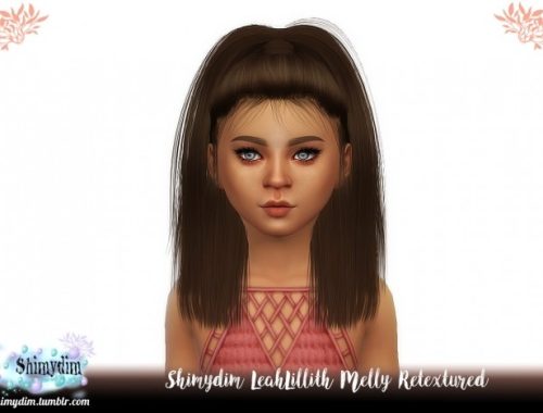 LeahLillith Melly Hair Retexture Ombre + Child Naturals + Unnaturals at Shimydim Sims