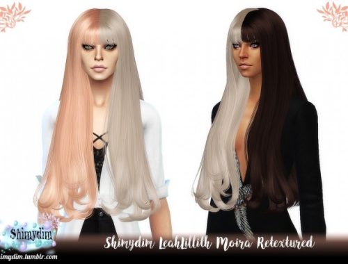 LeahLillith Moira Hair Retexture Ombre + TwoTone Naturals + Unnaturals at Shimydim Sims