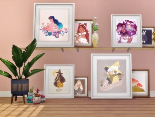 Leanin’ Art Prints at Hamburger Cakes