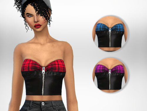Leather Crop Top
