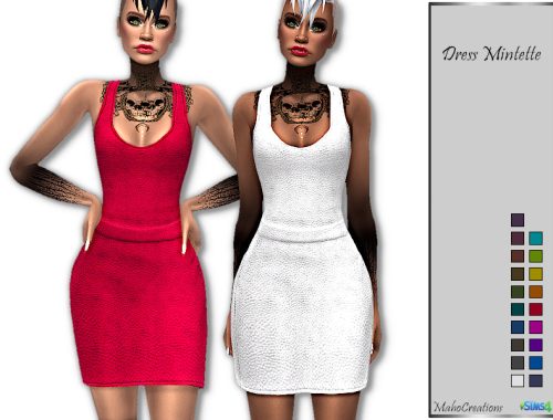 Leather Dress Mintette