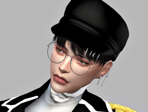 Leather hat + ring at Lemon Sims 4
