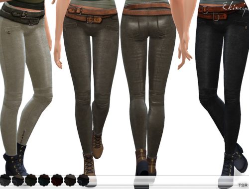 Leather Pants With Belt