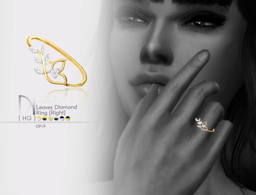Leaves Diamond Ring [Right]