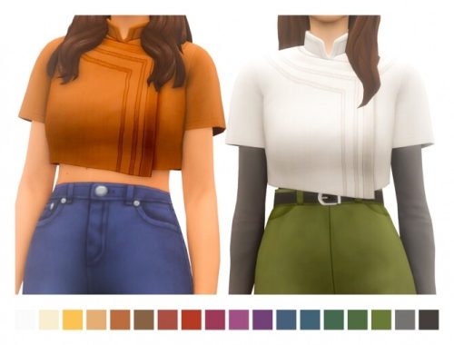 Leia Top at Sims4Nicole
