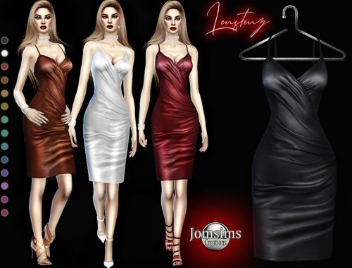 Lenstenz leather dress