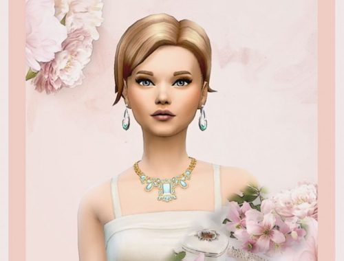 Lily of the valley sim by Mich-Utopia at Sims 4 Passions