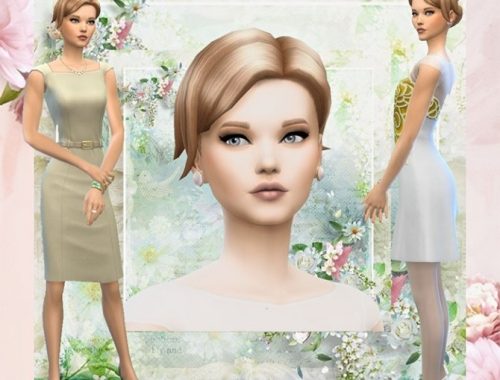 Lily of the valley sim by Mich-Utopia at Sims 4 Passions