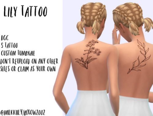 Lily Tattoo