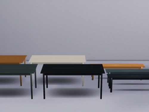Linear Steel Table (P) at Meinkatz Creations