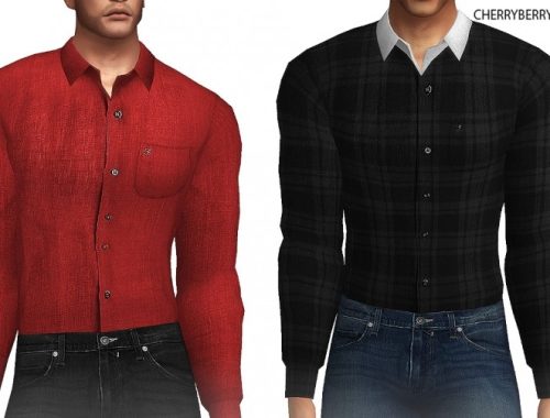 Linen Men’s Shirt at Cherryberry