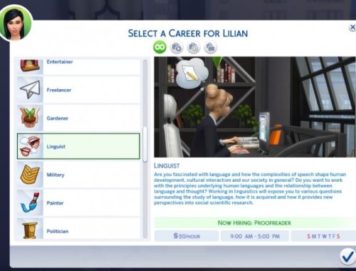 Linguist Career by StormyWarrior8 at Mod The Sims