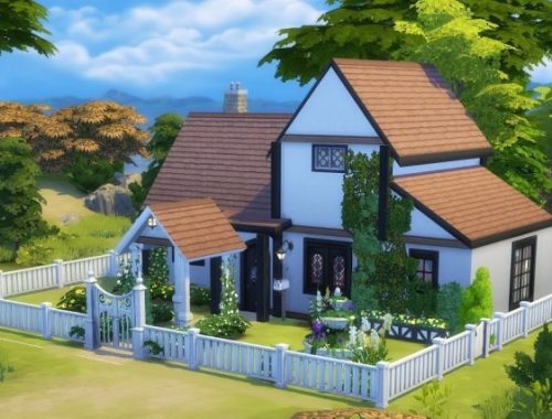 Little Gates Cottage at KyriaT’s Sims 4 World