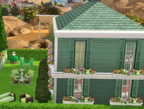 Little green House by heikeg at Mod The Sims