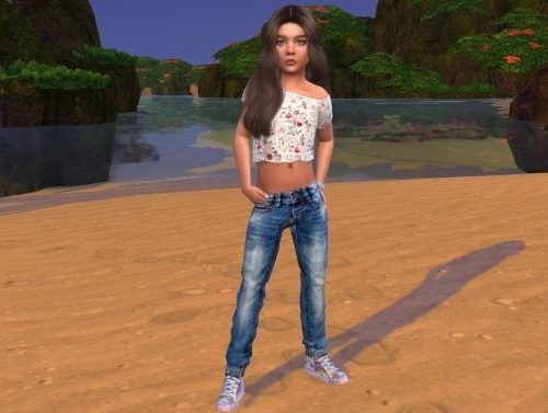 Little Sandra by Elena at Sims World by Denver