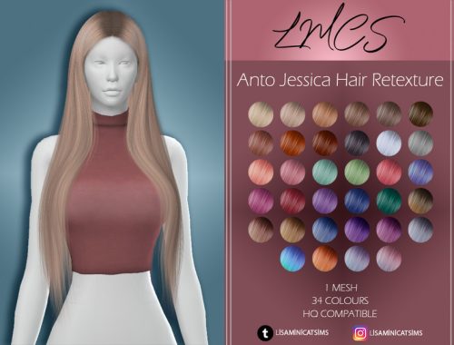 LMCS Anto Jessica Hair Retexture