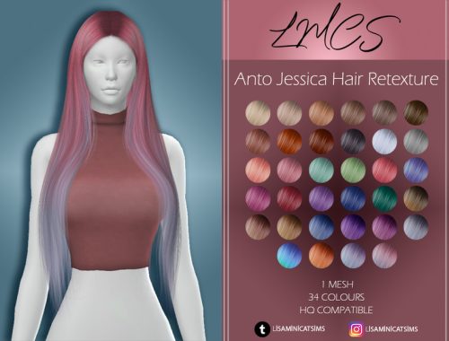 LMCS Anto Jessica Hair Retexture