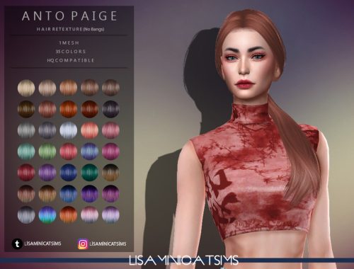 LMCS Anto Paige Hair Retexture (NoBangs)