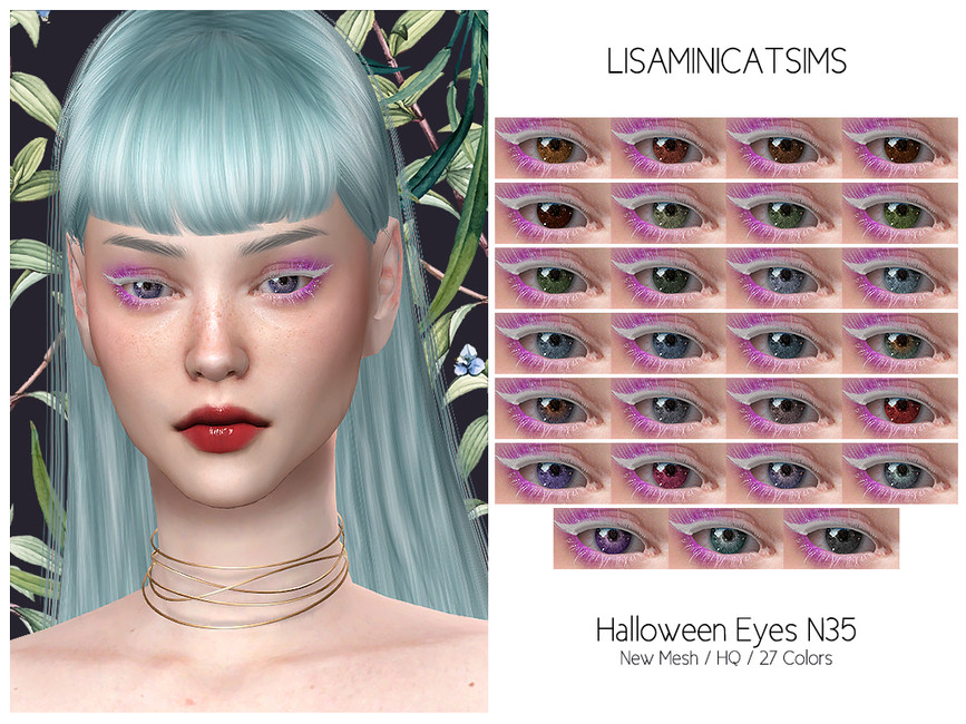 LMCS Halloowen Eyes N35 (HQ) - The Sims 4 Catalog
