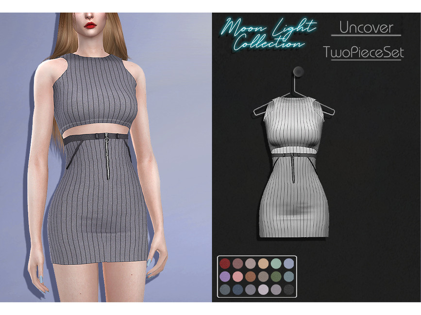 LMCS Uncover Two Piece Set - The Sims 4 Catalog