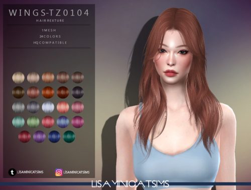 LMCS WINGS-TZ0104 Hair Retexture