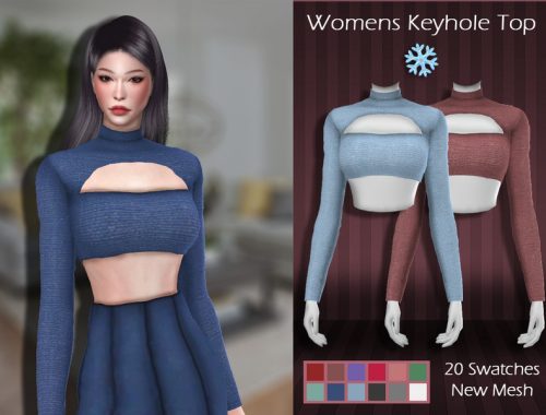 LMCS Womens Keyhole Top
