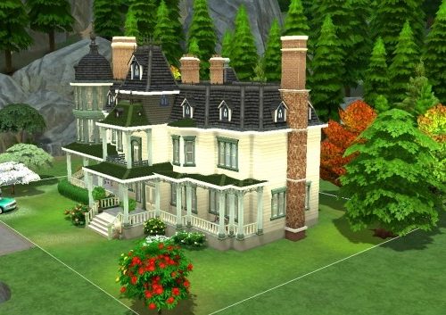Locke & Keys manor by valbreizh at Mod The Sims