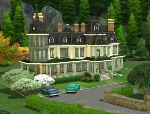 Locke & Keys manor by valbreizh at Mod The Sims