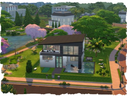 Loft house by Chalipo at All 4 Sims