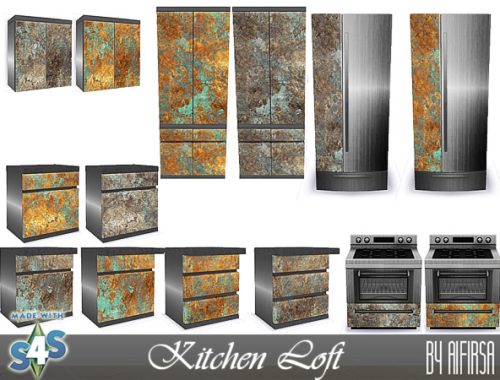 Loft kitchen at Aifirsa