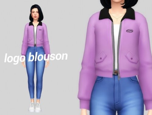 Logo blouson at Casteru