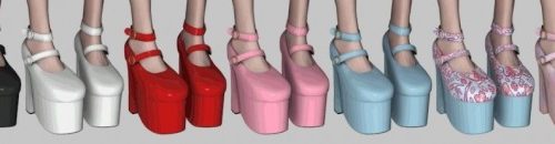 LOLITA SHOES WITHOUT RIBBON at Magic-bot