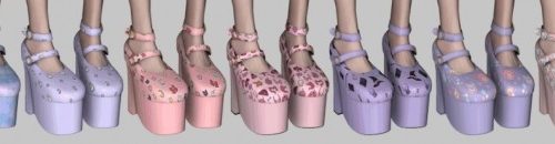 LOLITA SHOES WITHOUT RIBBON at Magic-bot