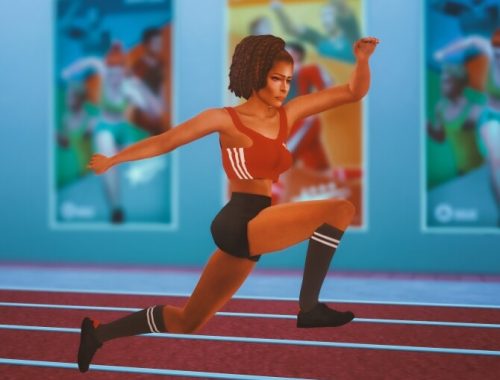 Long Jump Pose Pack at Katverse