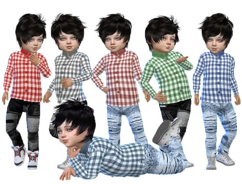 Long sleeve shirt for toddler boys