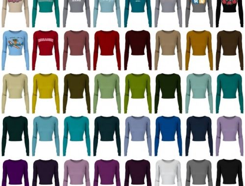 Long sleeve top at LazyEyelids