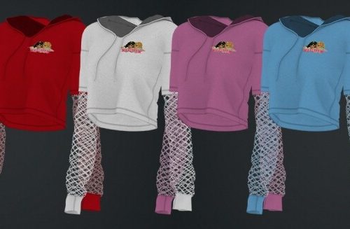 LONG SLEEVES TOP at REDHEADSIMS