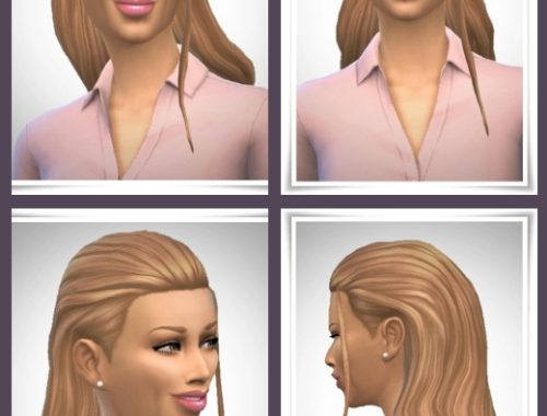 Long Smoothy Hair at Birksches Sims Blog
