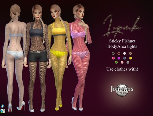 Lopinka sticky fishnet body