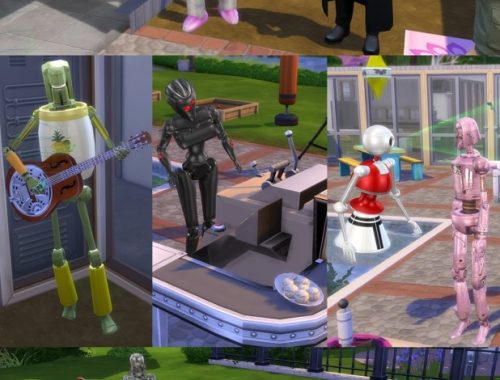 Lots More Bots, 21 New Servo Overrides by Esmeralda at Mod The Sims