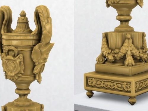 Louis XVI Style Pendule a Cercles Tournants by TheJim07 at Mod The Sims