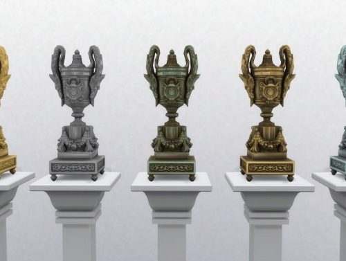 Louis XVI Style Pendule a Cercles Tournants by TheJim07 at Mod The Sims