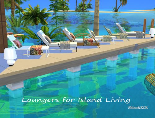 Lounger Set for Island Living