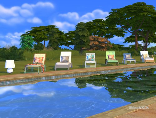 Lounger Set for Island Living