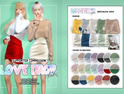 Love Drop Clothes Collection at NEWEN