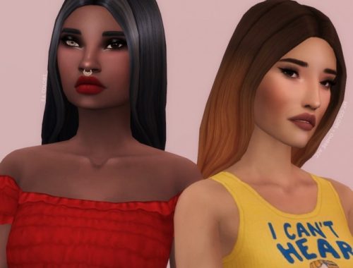 LOVE HAIR + OMBRE ACC at Candy Sims 4