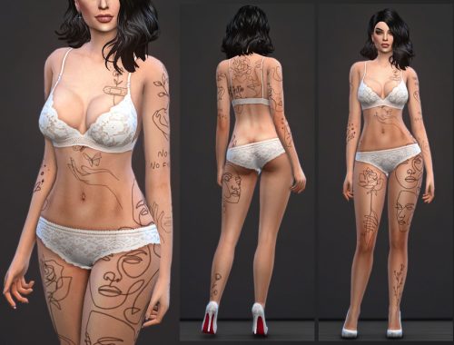 Love Is On The Line | Full body tattoo